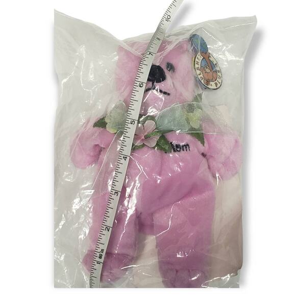 Sally Winey Plant Plush Mom Pink Beanie Plush Teddy - The Mother's Day Bear - Picture 4 of 4